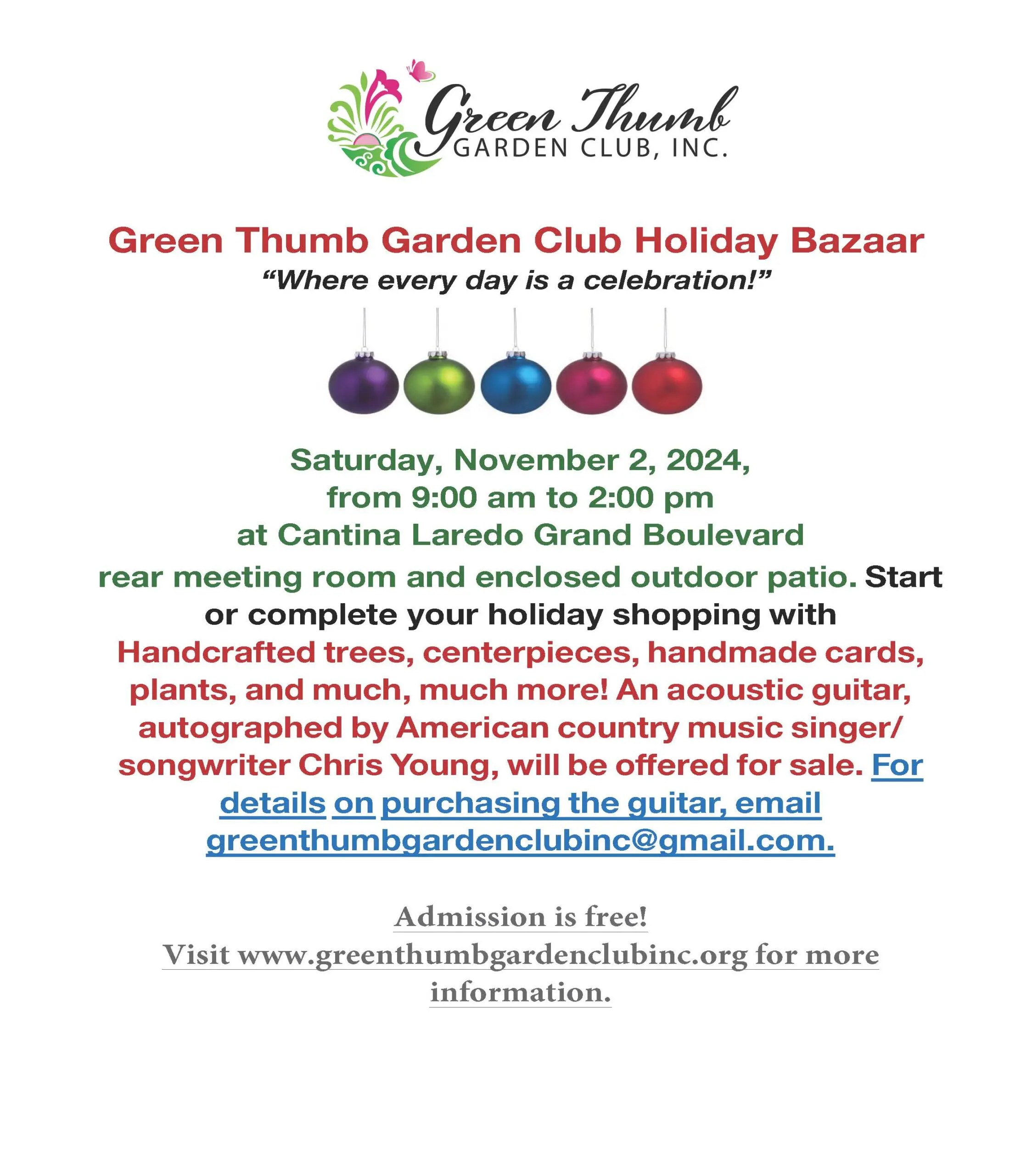 Flyer Holiday Bazaar Revision 1 July 15 2024.docx Page 1