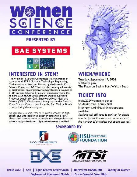 Women In Science 9 17 24 Flyer