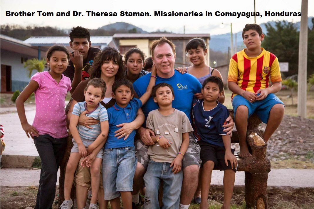 Tom and Theresa with kids
