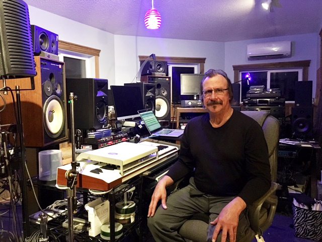 Ted Cobena in his studio