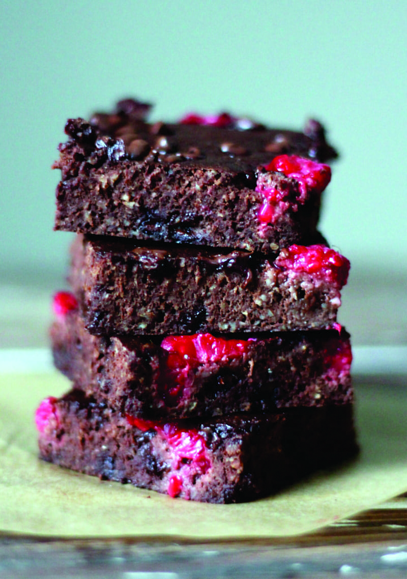 30A Olive Oil’s Raspberry Marble Brownies
