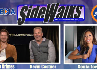 Sidewalks Tv Host Sonia Lowe Interviews Luke Grimes And Kevin Costner2