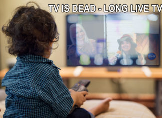 Young Indian Boy Watching Television