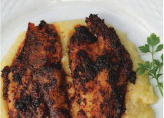 Redfish And Smoked Gouda Grits