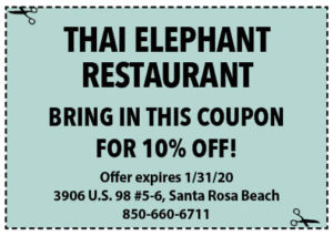 Thai Elephant Coupon Sowal Jan 2020