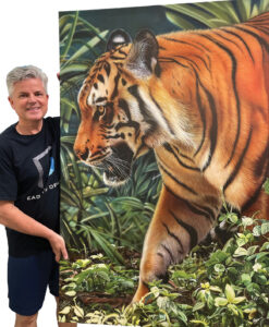 Clint With Tiger