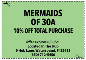 Sowal June 2021 Coupons Mermaids Of 30a