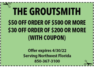 Sowal 2022 April Coupons Groutsmith