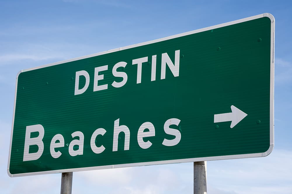 Destin Beaches Sign
