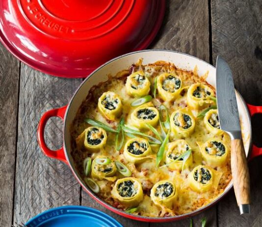 Le Creuset Spinach And Ricotta Rolls