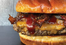 Wicked Wheel Candied Bacon Burger