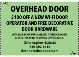 Sowal Life 2023 April Coupons Overhead Door