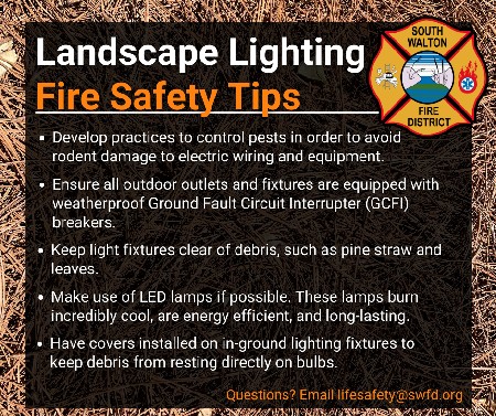 Landscape Lighting Fire Safety