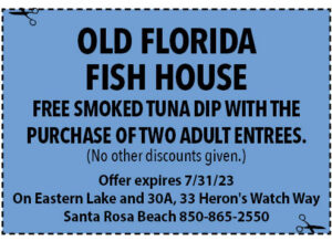 Sowal Life Coupons 2023 Old Florida Fish House