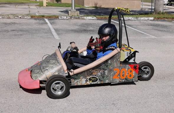 Nathaniel Adams, 14, Just Started Building Ev Go Karts With His School Team From Kirkland Ranch Academy Of Innovation In Wesley Chapel, Florida. This Was One Of His First Races