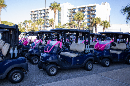 Golf Carts 2 Fore Her Golf Outing