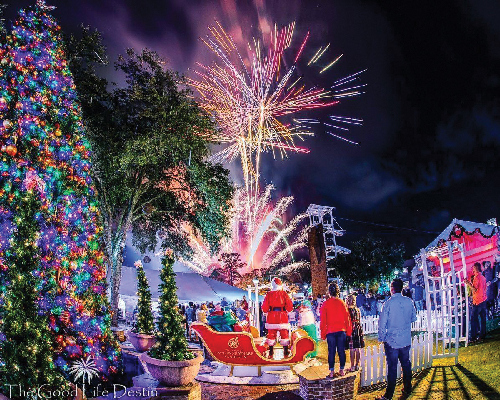 Baytowne Santa Arrival