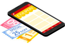 Digital coupons on phone