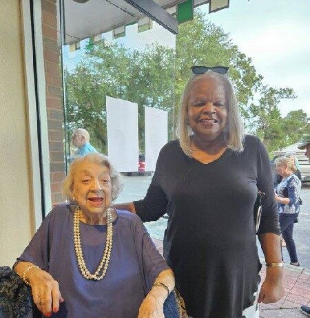 Victoria Crystal With The First Lady Of Grit And Grace, Ann Robinson