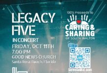 Legacy Five Concert 2024 Flyer