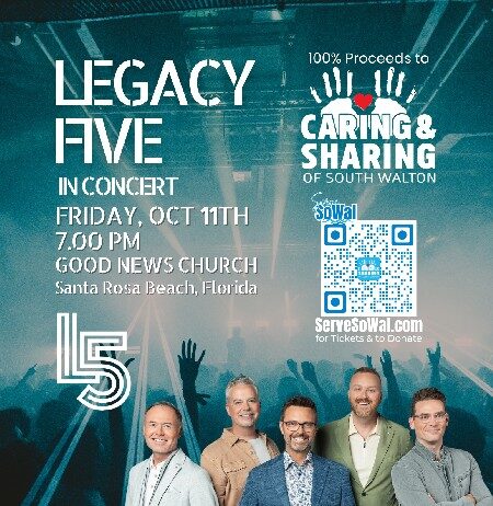 Legacy Five Concert 2024 Flyer