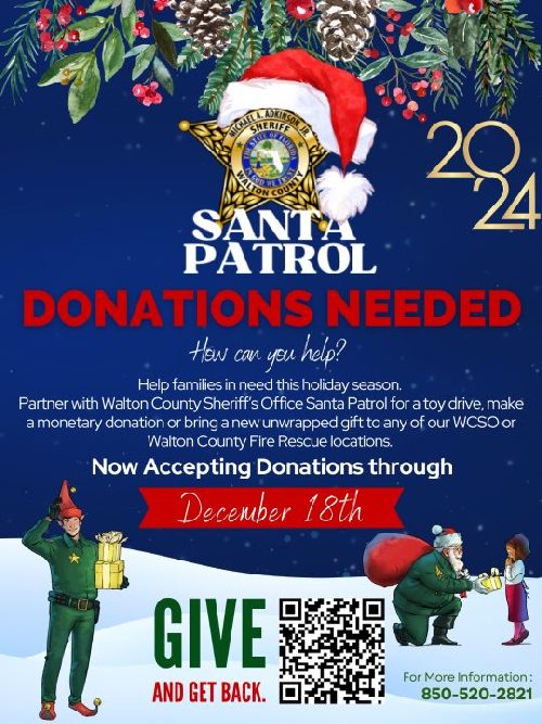 Santa Patrol Donation Poster 540x720