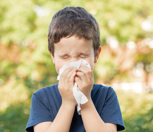 Child Sneezing