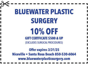 South Walton Life Coupons 2025 March Bluewater Plastic Surgery 2