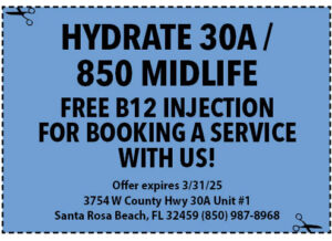 South Walton Life Coupons 2025 March Hydrate 30a