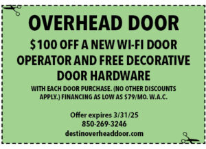 South Walton Life Coupons 2025 March Overhead Door