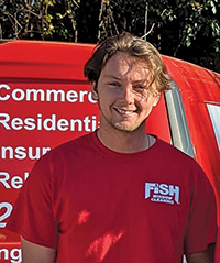 Fish Window Cleaning Employee Todd Morris