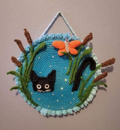 Meowsterpieces Diana Maccargar Fiber On Canvas Cattails And Whiskers Adult Category (1)