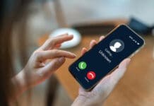 Protect Yourself from Scams Human Use Smartphone With Incoming Call From Unknown Number, Spam, Prank Caller, Hoax Person, Fake Identity, Scammer, Scam With Mobile Phone, Hacker, Call Center, Crime, Call, Fraud Or Phishing